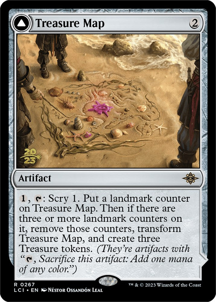 Treasure Map // Treasure Cove [The Lost Caverns of Ixalan Prerelease Cards] | Dragon's Lair Comics and Fantasy Houston TX