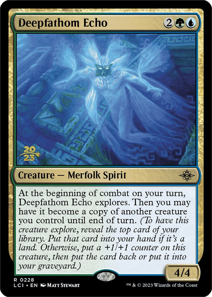 Deepfathom Echo [The Lost Caverns of Ixalan Prerelease Cards] | Dragon's Lair Comics and Fantasy Houston TX