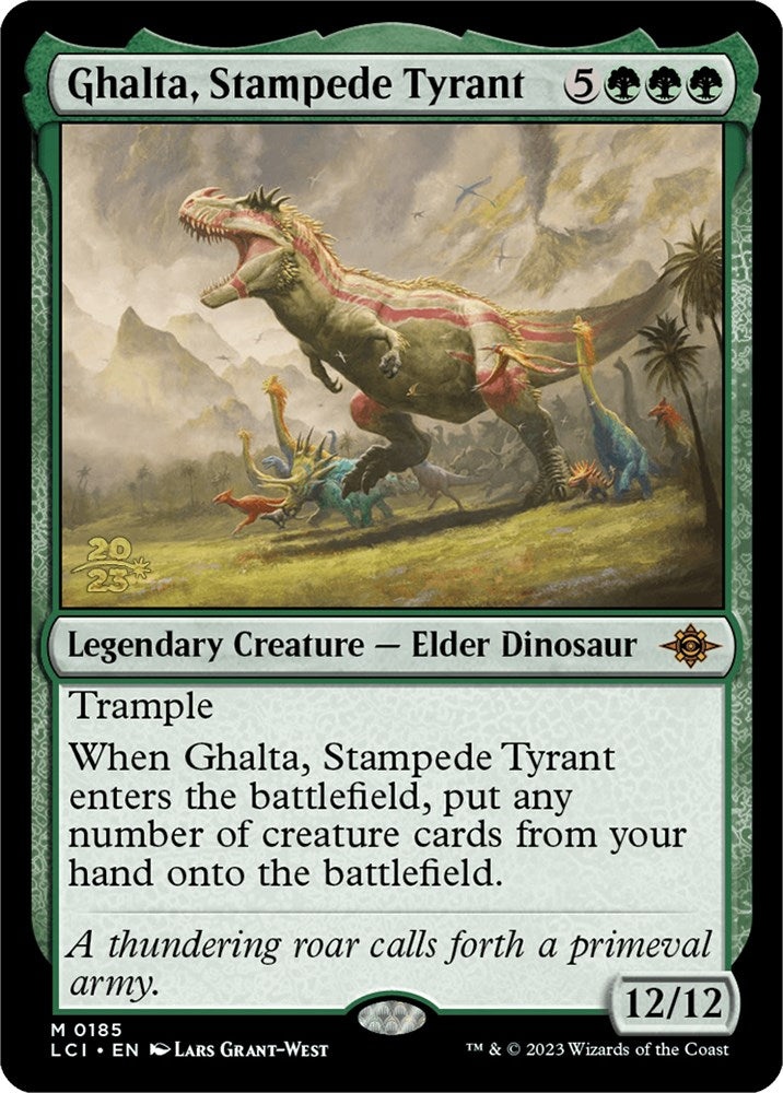 Ghalta, Stampede Tyrant [The Lost Caverns of Ixalan Prerelease Cards] | Dragon's Lair Comics and Fantasy Houston TX