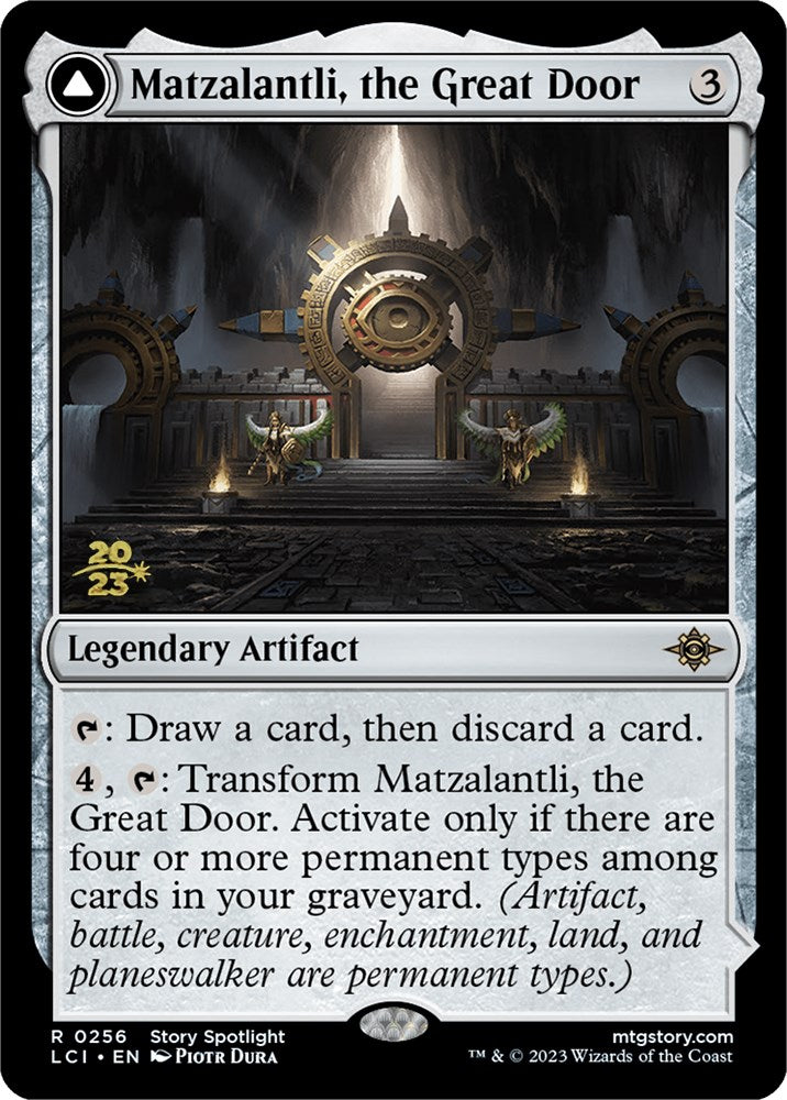 Matzalantli, the Great Door // The Core [The Lost Caverns of Ixalan Prerelease Cards] | Dragon's Lair Comics and Fantasy Houston TX