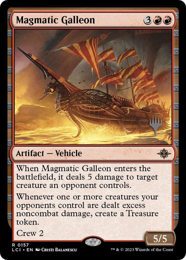 Magmatic Galleon (Promo Pack) [The Lost Caverns of Ixalan Promos] | Dragon's Lair Comics and Fantasy Houston TX