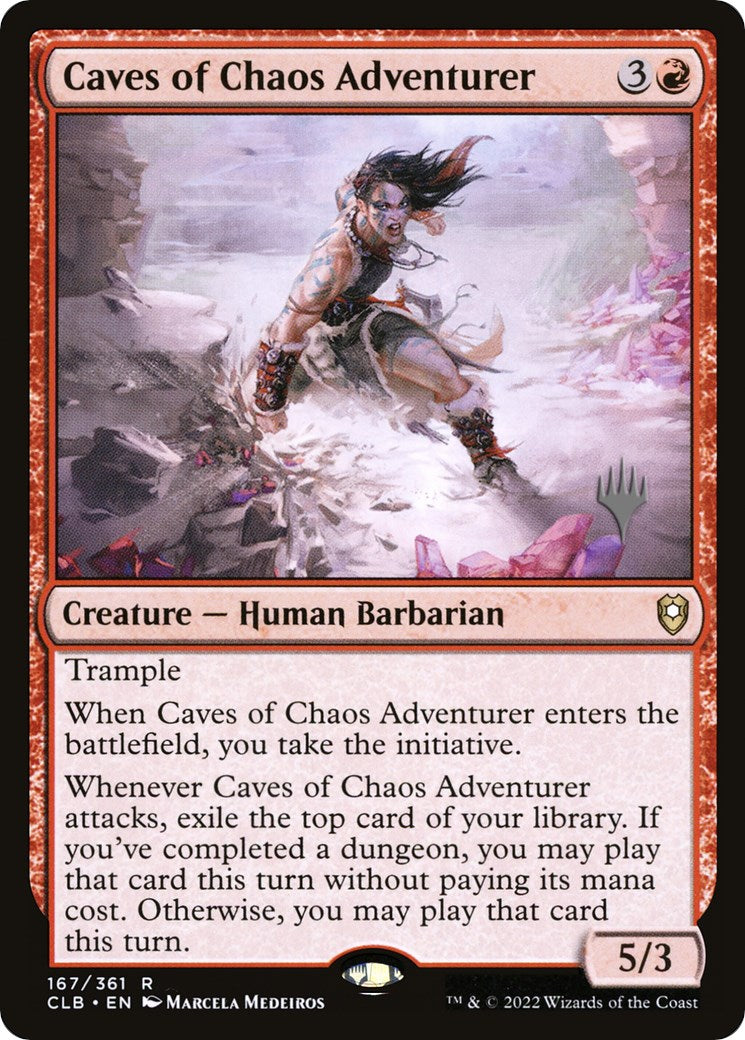 Caves of Chaos Adventurer (Promo Pack) [The Lost Caverns of Ixalan Promos] | Dragon's Lair Comics and Fantasy Houston TX