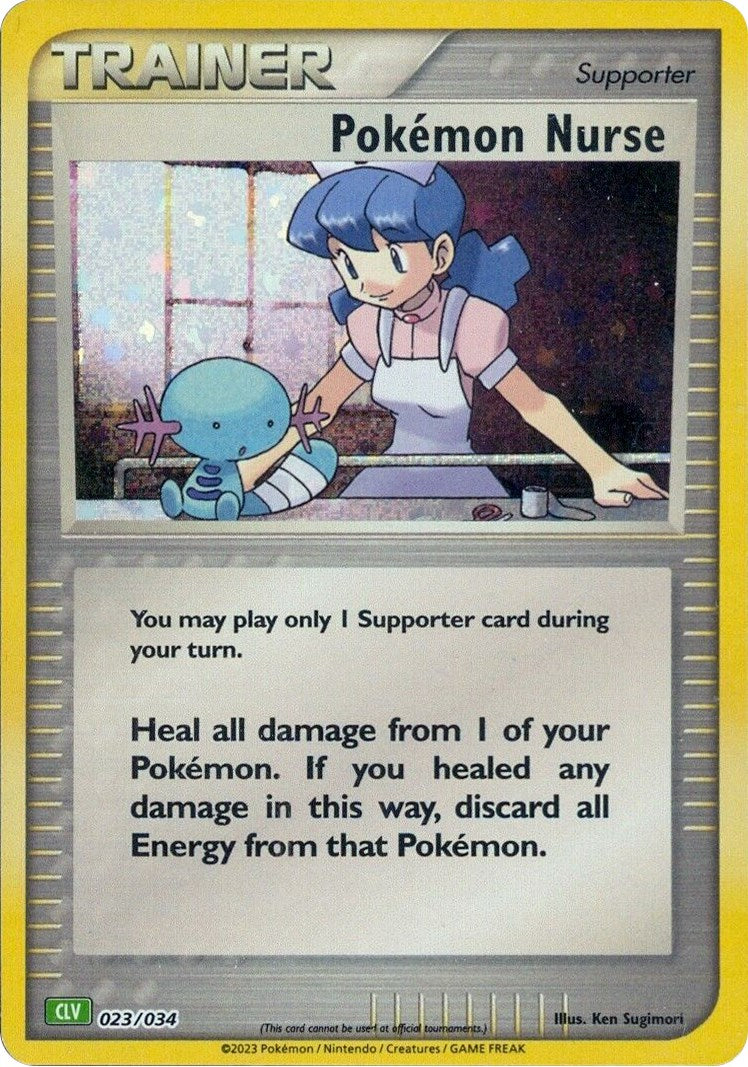 Pokemon Nurse (023/034) [Trading Card Game Classic] | Dragon's Lair Comics and Fantasy Houston TX