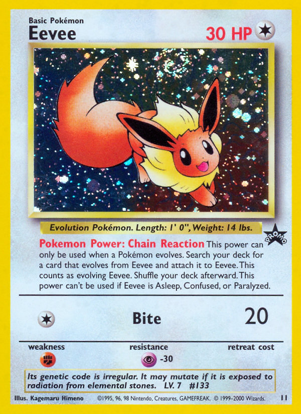 Eevee (11) [Wizards of the Coast: Black Star Promos] | Dragon's Lair Comics and Fantasy Houston TX