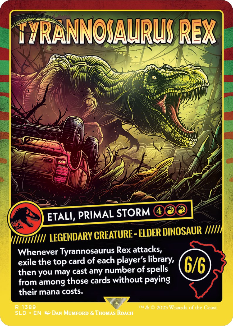 Tyrannosaurus Rex - Etali, Primal Storm [Secret Lair Drop Series] | Dragon's Lair Comics and Fantasy Houston TX