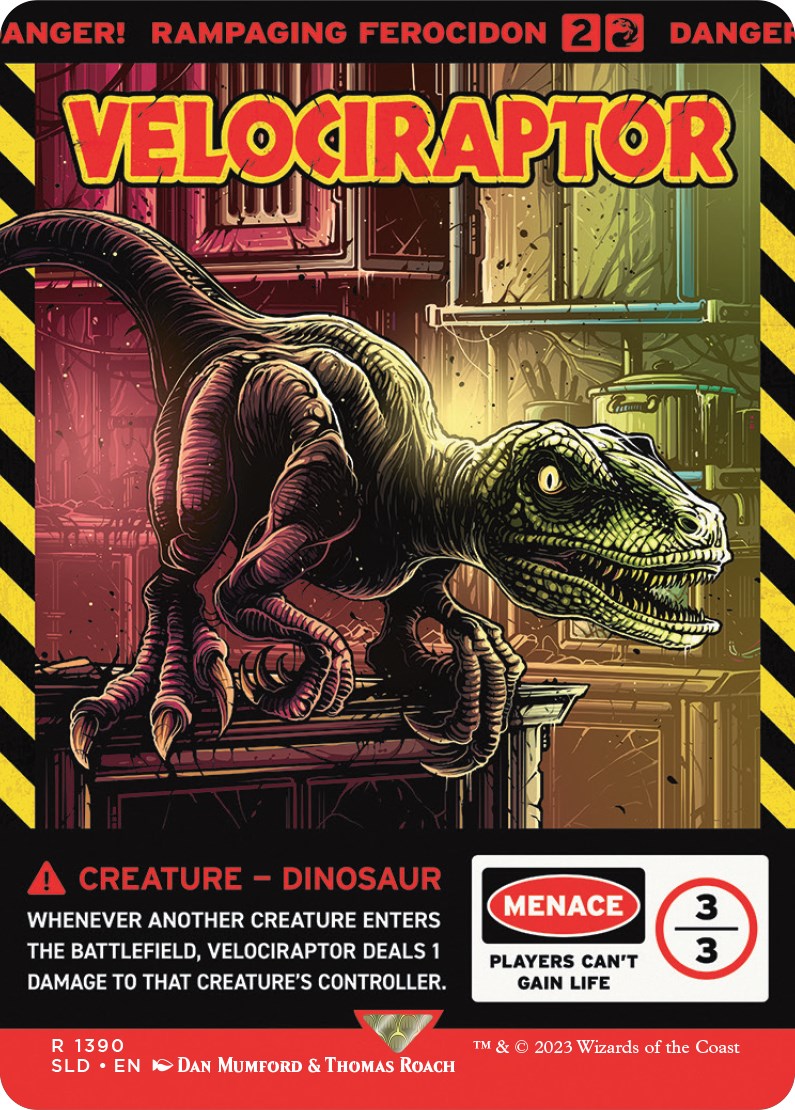 Velociraptor - Rampaging Ferocidon [Secret Lair Drop Series] | Dragon's Lair Comics and Fantasy Houston TX