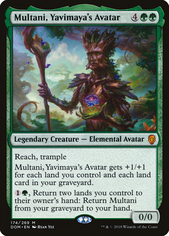 Multani, Yavimaya's Avatar [Dominaria] | Dragon's Lair Comics and Fantasy Houston TX