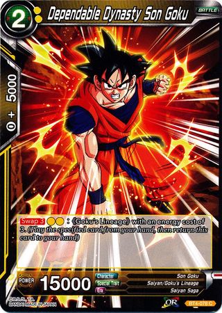 Dependable Dynasty Son Goku (BT4-078) [Colossal Warfare] | Dragon's Lair Comics and Fantasy Houston TX