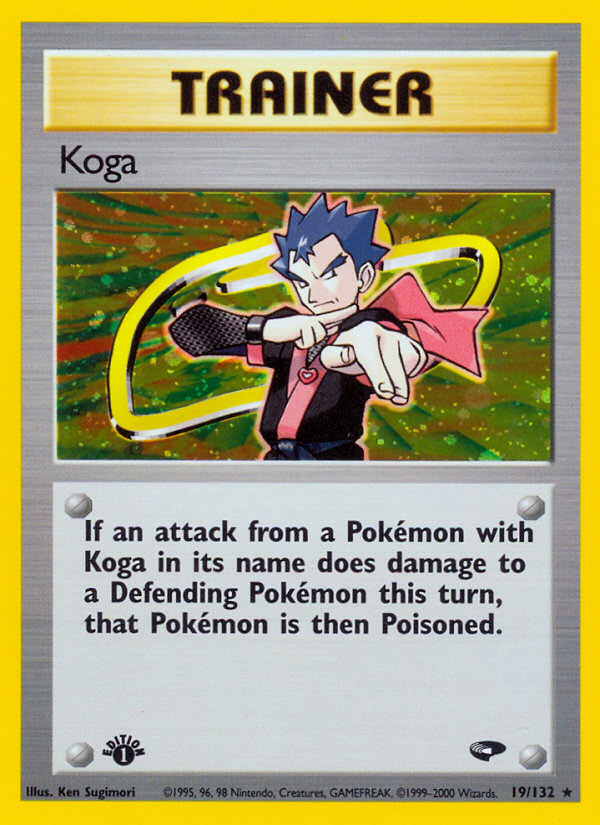 Koga (19/132) [Gym Challenge 1st Edition] | Dragon's Lair Comics and Fantasy Houston TX