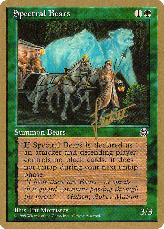 Spectral Bears (Bertrand Lestree) [Pro Tour Collector Set] | Dragon's Lair Comics and Fantasy Houston TX