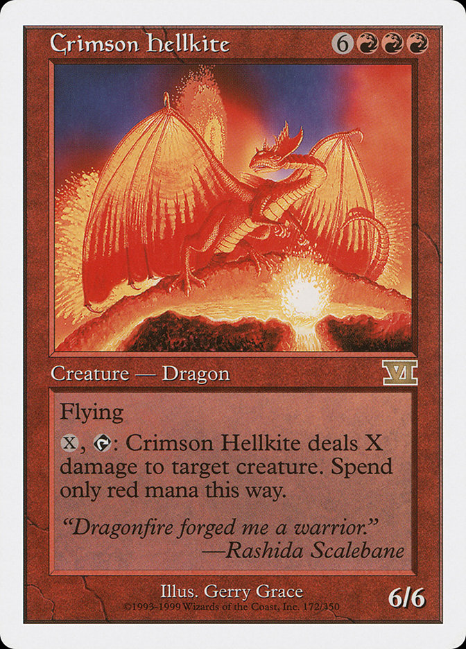 Crimson Hellkite [Classic Sixth Edition] | Dragon's Lair Comics and Fantasy Houston TX