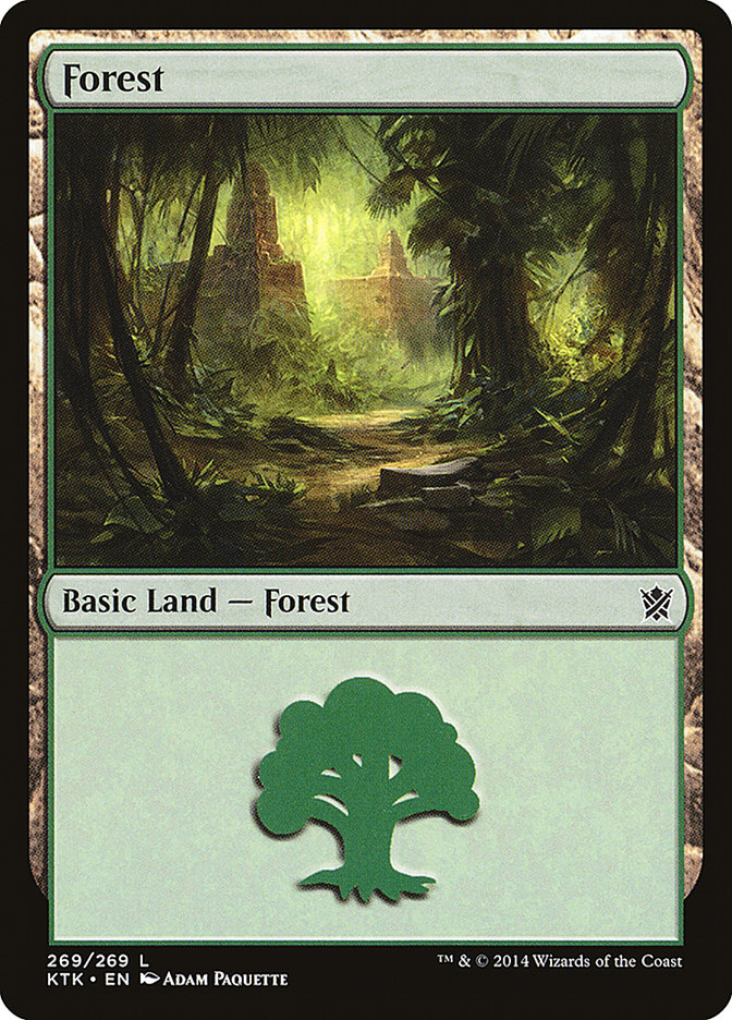 Forest (269) [Khans of Tarkir] | Dragon's Lair Comics and Fantasy Houston TX