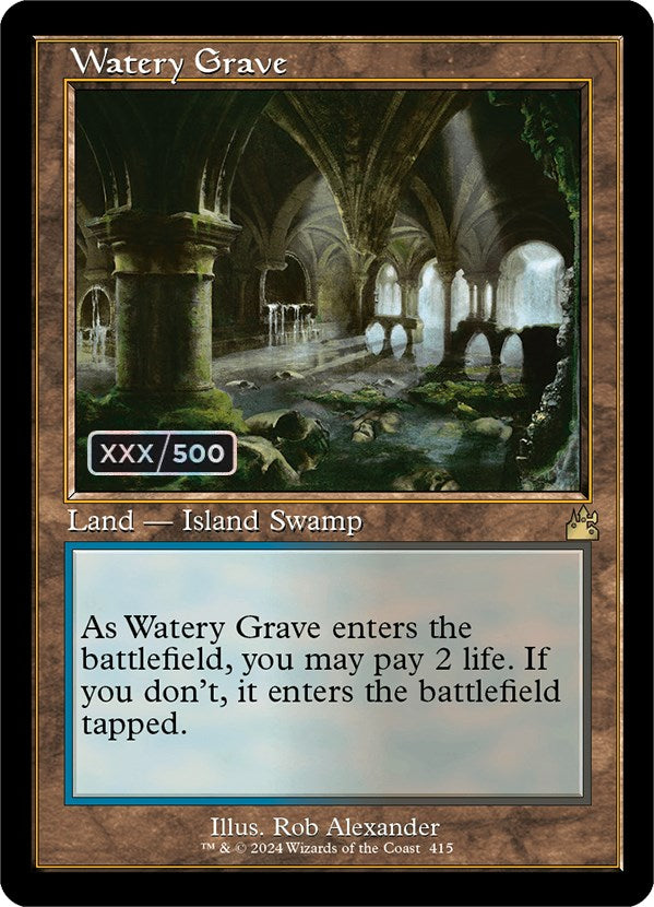 Watery Grave (Retro) (Serialized) [Ravnica Remastered] | Dragon's Lair Comics and Fantasy Houston TX