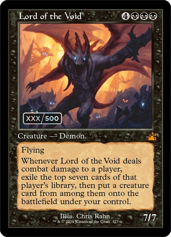 Lord of the Void (Retro) (Serialized) [Ravnica Remastered] | Dragon's Lair Comics and Fantasy Houston TX