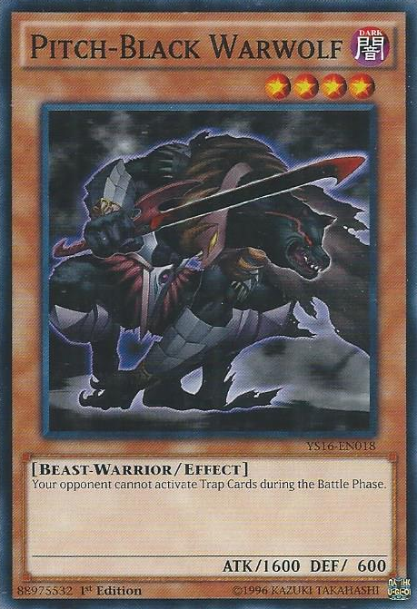 Pitch-Black Warwolf [YS16-EN018] Common | Dragon's Lair Comics and Fantasy Houston TX