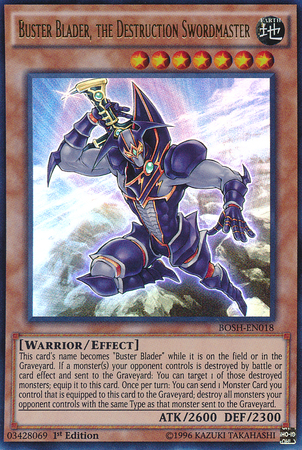 Buster Blader, the Destruction Swordmaster [BOSH-EN018] Ultra Rare | Dragon's Lair Comics and Fantasy Houston TX