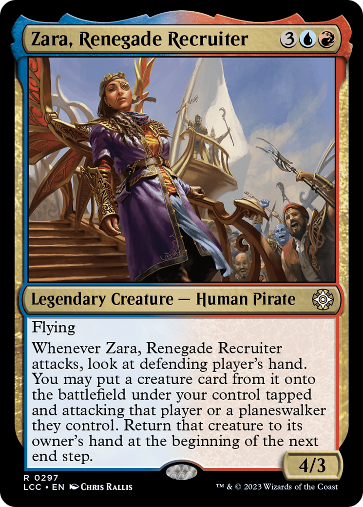 Zara, Renegade Recruiter [The Lost Caverns of Ixalan Commander] | Dragon's Lair Comics and Fantasy Houston TX