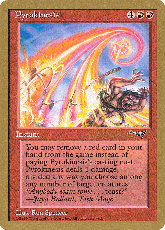 Pyrokinesis (Paul McCabe) [World Championship Decks 1997] | Dragon's Lair Comics and Fantasy Houston TX