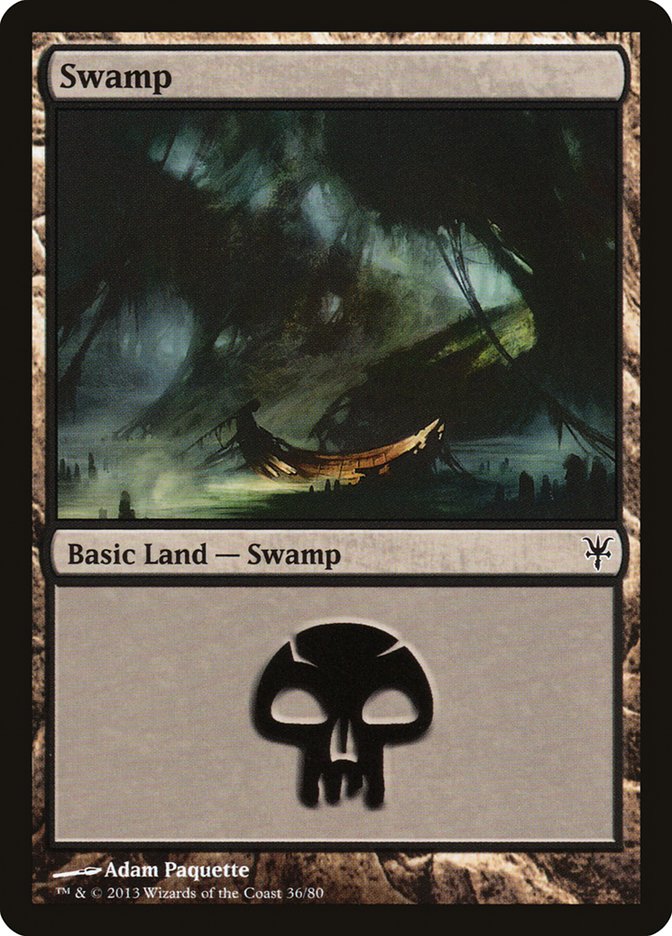 Swamp (36) [Duel Decks: Sorin vs. Tibalt] | Dragon's Lair Comics and Fantasy Houston TX