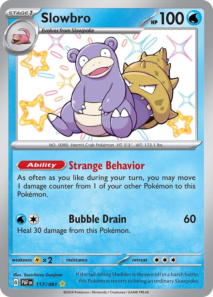 Slowbro (117/091) [Scarlet & Violet: Paldean Fates] | Dragon's Lair Comics and Fantasy Houston TX