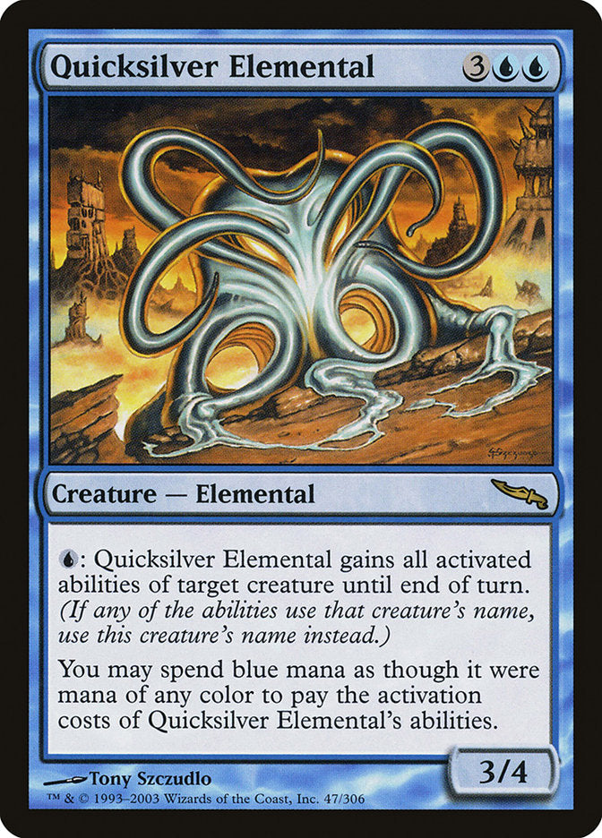 Quicksilver Elemental [Mirrodin] | Dragon's Lair Comics and Fantasy Houston TX