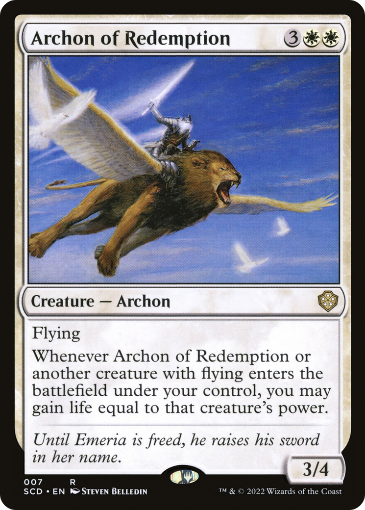 Archon of Redemption [Starter Commander Decks] | Dragon's Lair Comics and Fantasy Houston TX