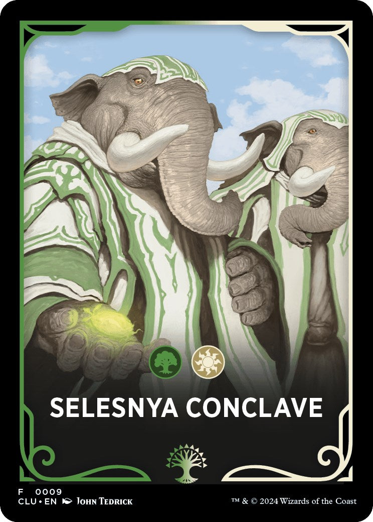 Selesnya Conclave Theme Card [Ravnica: Clue Edition Tokens] | Dragon's Lair Comics and Fantasy Houston TX