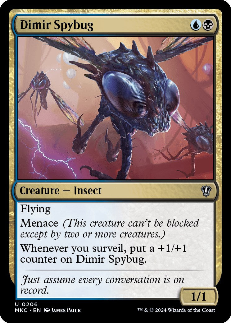 Dimir Spybug [Murders at Karlov Manor Commander] | Dragon's Lair Comics and Fantasy Houston TX