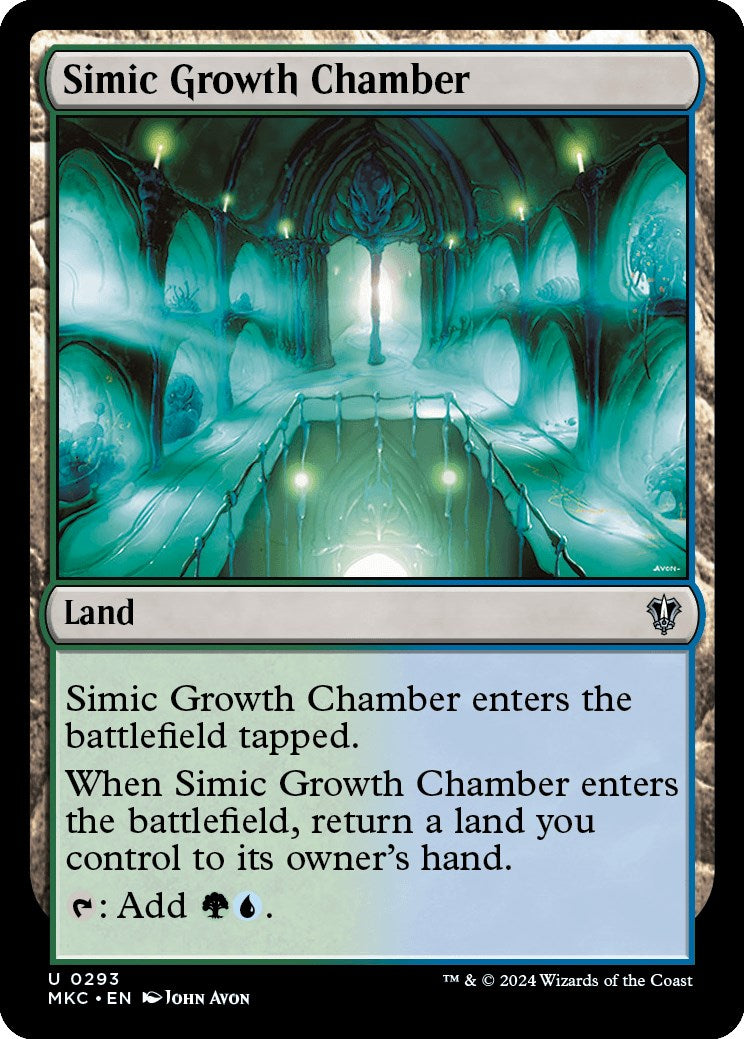 Simic Growth Chamber [Murders at Karlov Manor Commander] | Dragon's Lair Comics and Fantasy Houston TX