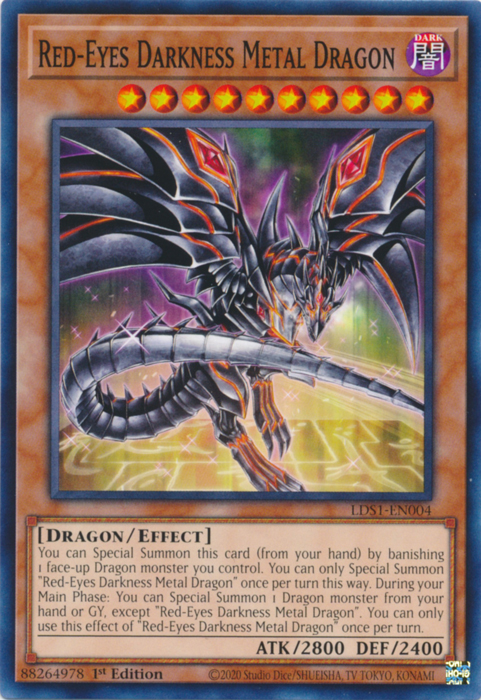 Red-Eyes Darkness Metal Dragon [LDS1-EN004] Common | Dragon's Lair Comics and Fantasy Houston TX