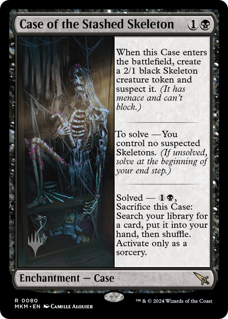 Case of the Stashed Skeleton (Promo Pack) [Murders at Karlov Manor Promos] | Dragon's Lair Comics and Fantasy Houston TX