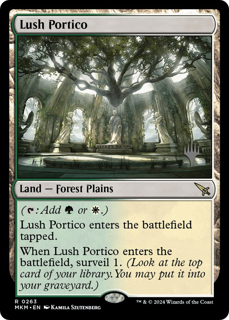 Lush Portico (Promo Pack) [Murders at Karlov Manor Promos] | Dragon's Lair Comics and Fantasy Houston TX