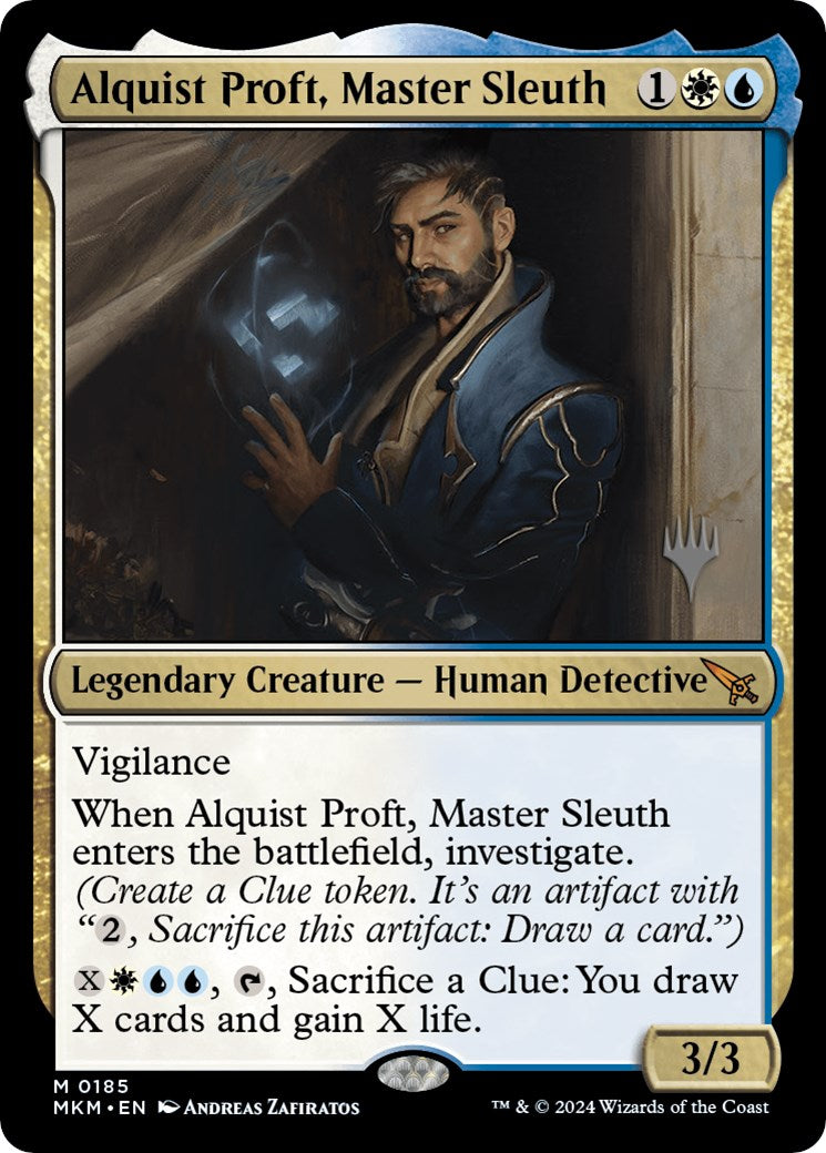 Alquist Proft, Master Sleuth (Promo Pack) [Murders at Karlov Manor Promos] | Dragon's Lair Comics and Fantasy Houston TX