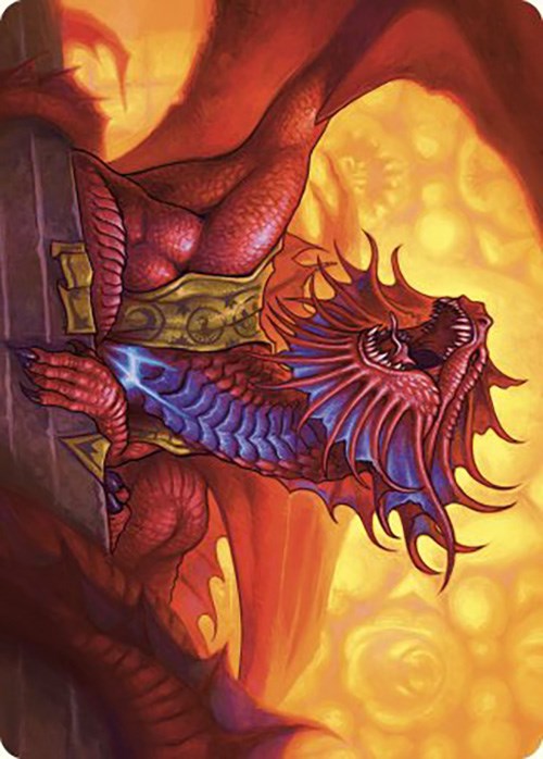 Niv-Mizzet, Guildpact Art Card (44/49) [Murders at Karlov Manor Art Series] | Dragon's Lair Comics and Fantasy Houston TX