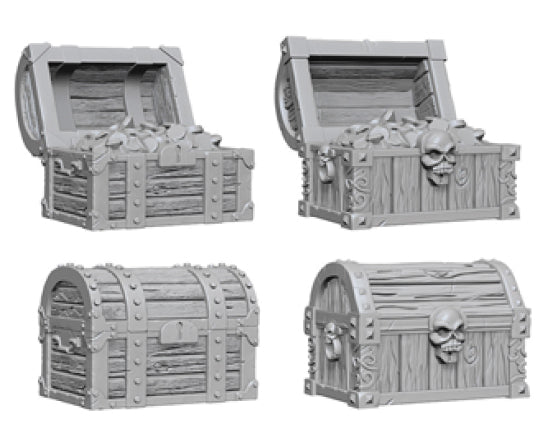 WizKids Deep Cuts Unpainted Miniatures: W2 Chests | Dragon's Lair Comics and Fantasy Houston TX