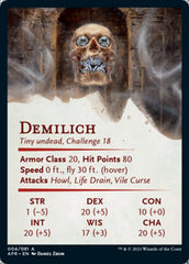 Demilich Art Card [Dungeons & Dragons: Adventures in the Forgotten Realms Art Series] | Dragon's Lair Comics and Fantasy Houston TX