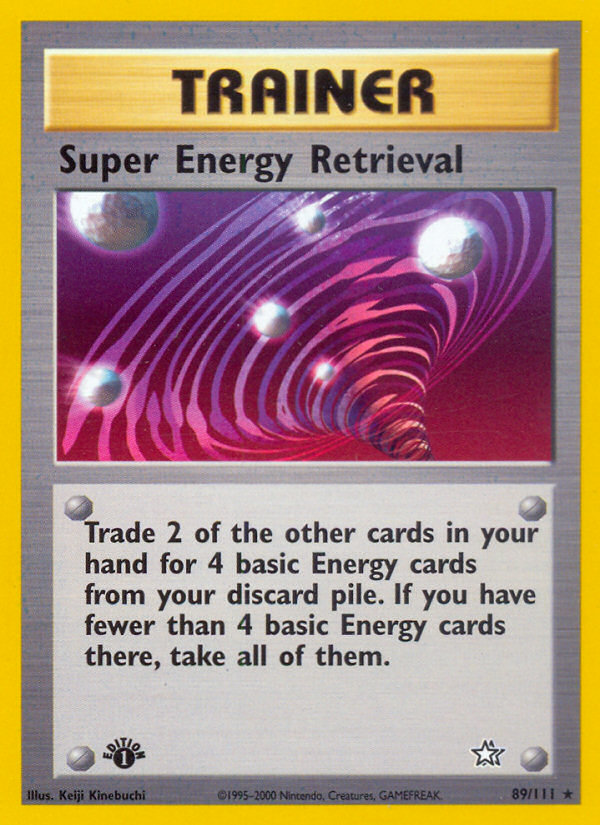 Super Energy Retrieval (89/111) [Neo Genesis 1st Edition] | Dragon's Lair Comics and Fantasy Houston TX