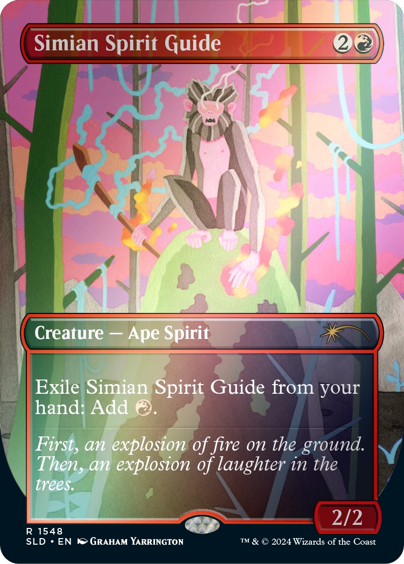 Simian Spirit Guide (Rainbow Foil) [Secret Lair Drop Series] | Dragon's Lair Comics and Fantasy Houston TX