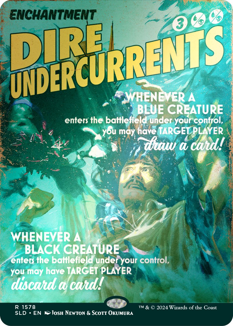 Dire Undercurrents (Rainbow Foil) [Secret Lair Drop Series] | Dragon's Lair Comics and Fantasy Houston TX