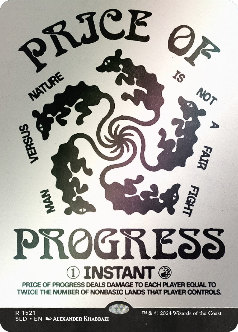 Price of Progress (Rainbow Foil) [Secret Lair Drop Series] | Dragon's Lair Comics and Fantasy Houston TX