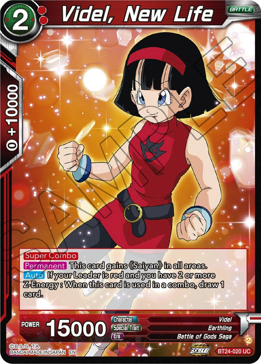 Videl, New Life (BT24-020) [Beyond Generations] | Dragon's Lair Comics and Fantasy Houston TX