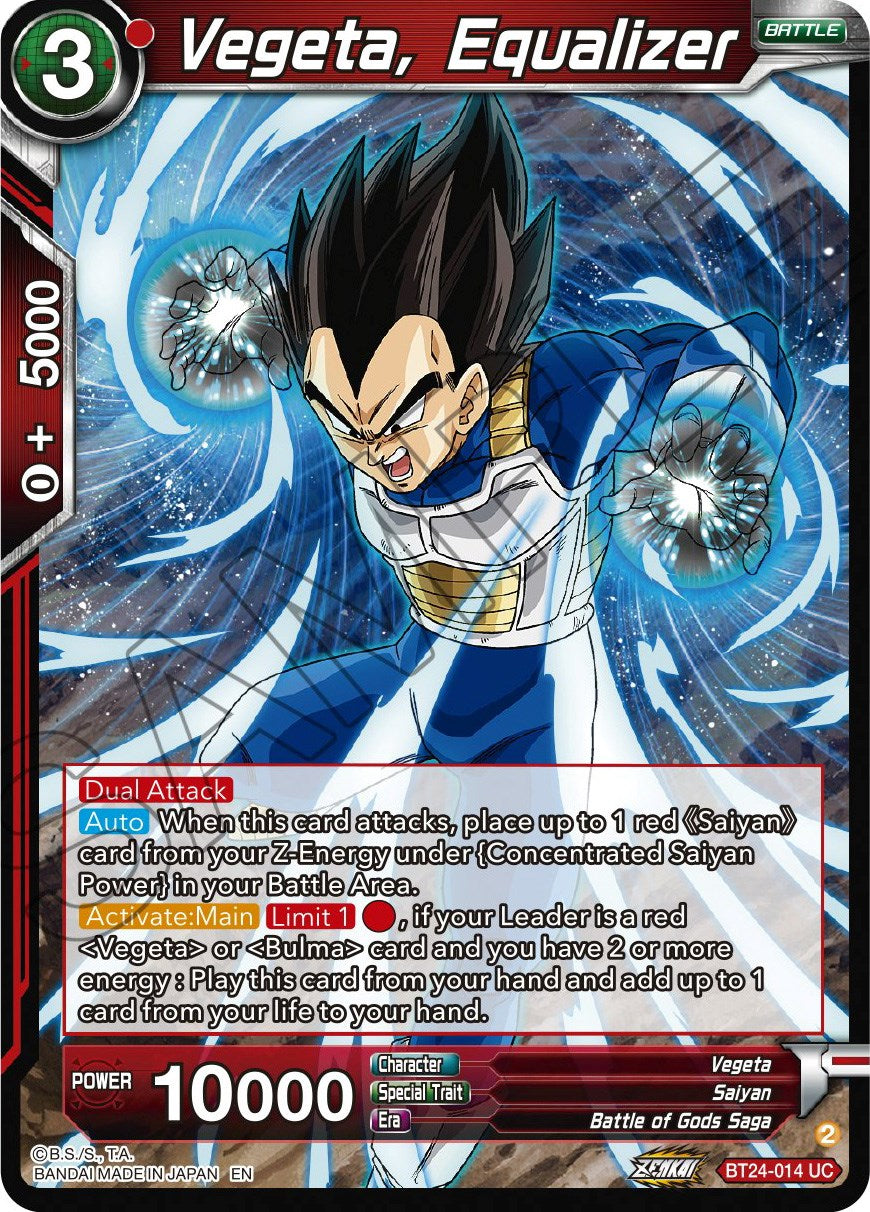 Vegeta, Equalizer (BT24-014) [Beyond Generations] | Dragon's Lair Comics and Fantasy Houston TX