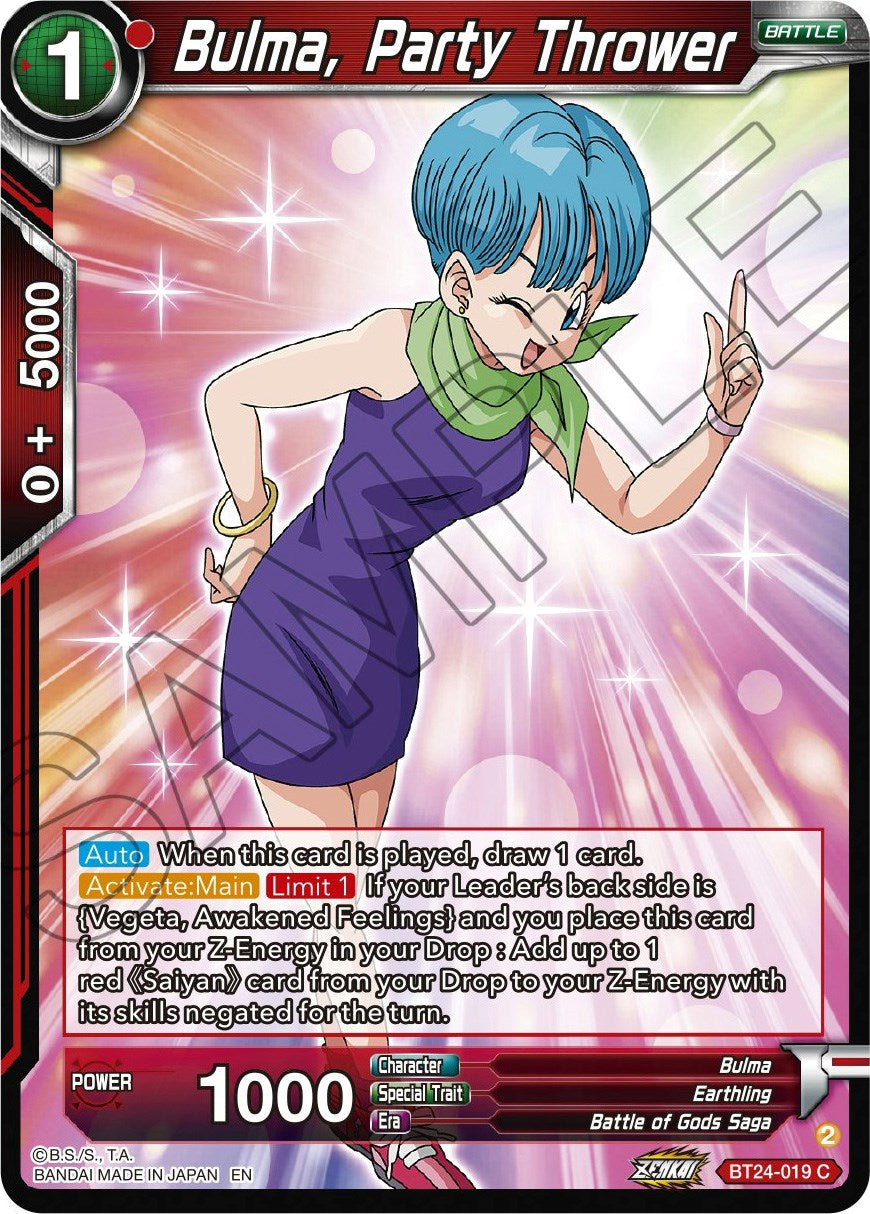 Bulma, Party Thrower (BT24-019) [Beyond Generations] | Dragon's Lair Comics and Fantasy Houston TX