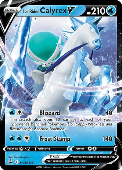 Ice Rider Calyrex V (SWSH130) [Sword & Shield: Black Star Promos] | Dragon's Lair Comics and Fantasy Houston TX