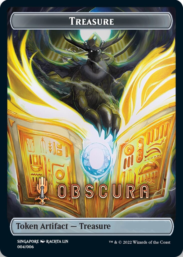 Treasure Token (Obscura) (Southeast Asia Artists) [Streets of New Capenna Tokens] | Dragon's Lair Comics and Fantasy Houston TX