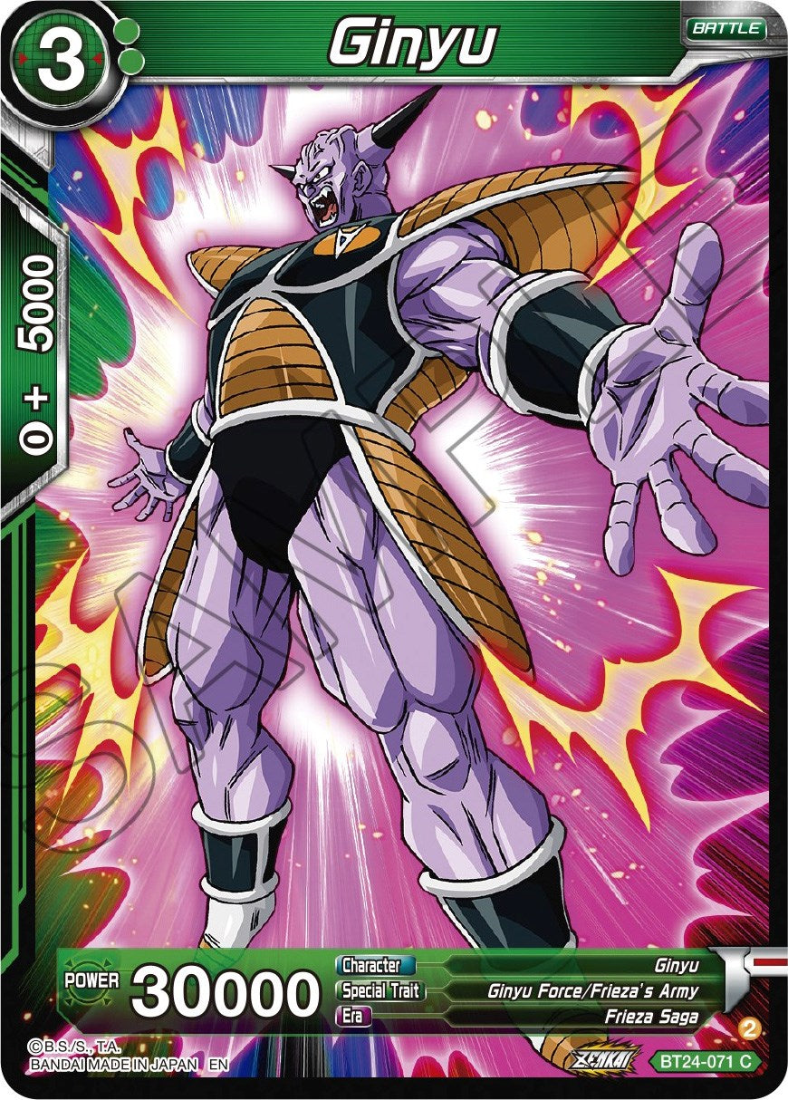 Ginyu (BT24-071) [Beyond Generations] | Dragon's Lair Comics and Fantasy Houston TX