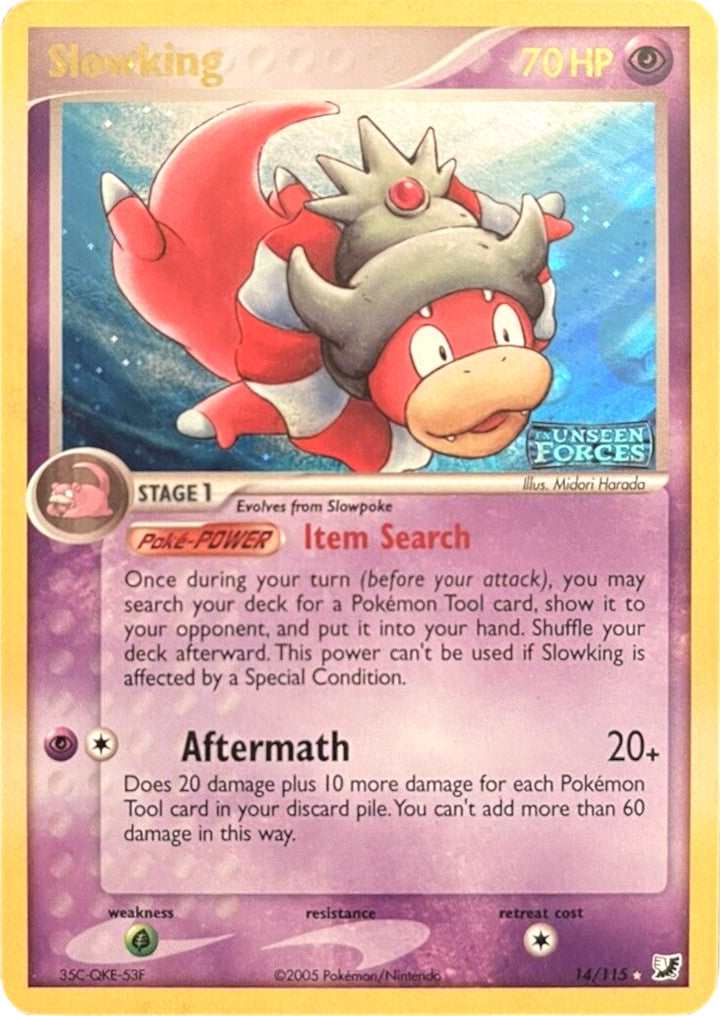 Slowking (14/115) (Stamped) [EX: Unseen Forces] | Dragon's Lair Comics and Fantasy Houston TX