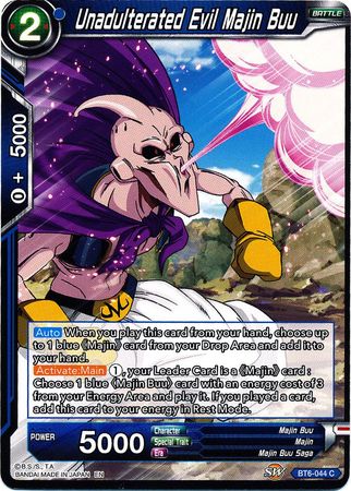 Unadulterated Evil Majin Buu (BT6-044) [Destroyer Kings] | Dragon's Lair Comics and Fantasy Houston TX