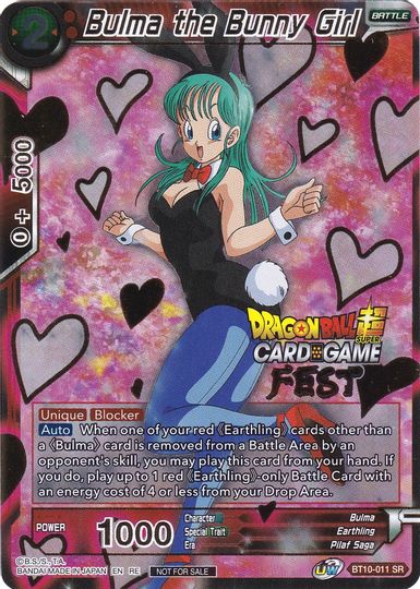 Bulma the Bunny Girl (Card Game Fest 2022) (BT10-011) [Tournament Promotion Cards] | Dragon's Lair Comics and Fantasy Houston TX