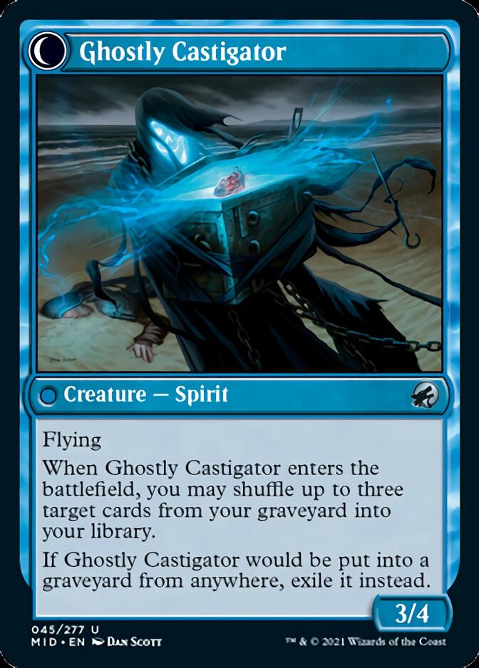 Covetous Castaway // Ghostly Castigator [Innistrad: Midnight Hunt] | Dragon's Lair Comics and Fantasy Houston TX